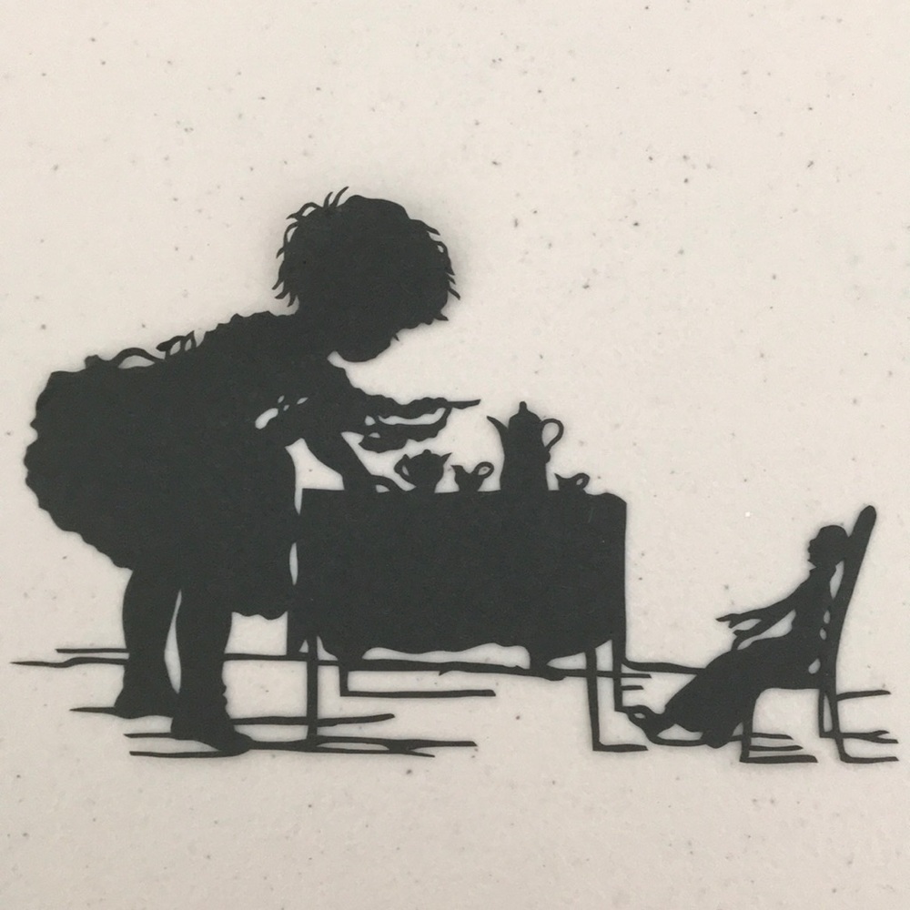 Childhood π₯ SET π Handmade PaperCut Silhouette Scherenschnitte π₯ Modern - Picture 10 of 13